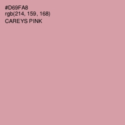 #D69FA8 - Careys Pink Color Image